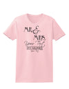 Personalized Mr and Mrs -Name- Established -Date- Design Womens T-Shirt-Womens T-Shirt-TooLoud-PalePink-X-Small-Davson Sales