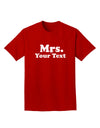 Personalized Mrs Classy Adult Dark T-Shirt by TooLoud-Mens T-Shirt-TooLoud-Red-Small-Davson Sales