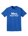 Personalized Mrs Classy Adult Dark T-Shirt by TooLoud-Mens T-Shirt-TooLoud-Royal-Blue-Small-Davson Sales