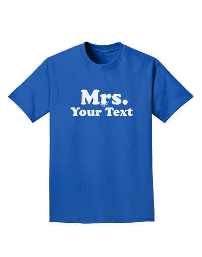 Personalized Mrs Classy Adult Dark T-Shirt by TooLoud-Mens T-Shirt-TooLoud-Royal-Blue-Small-Davson Sales