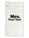 Personalized Mrs Classy Micro Terry Gromet Golf Towel 16 x 25 inch by TooLoud-Golf Towel-TooLoud-White-Davson Sales