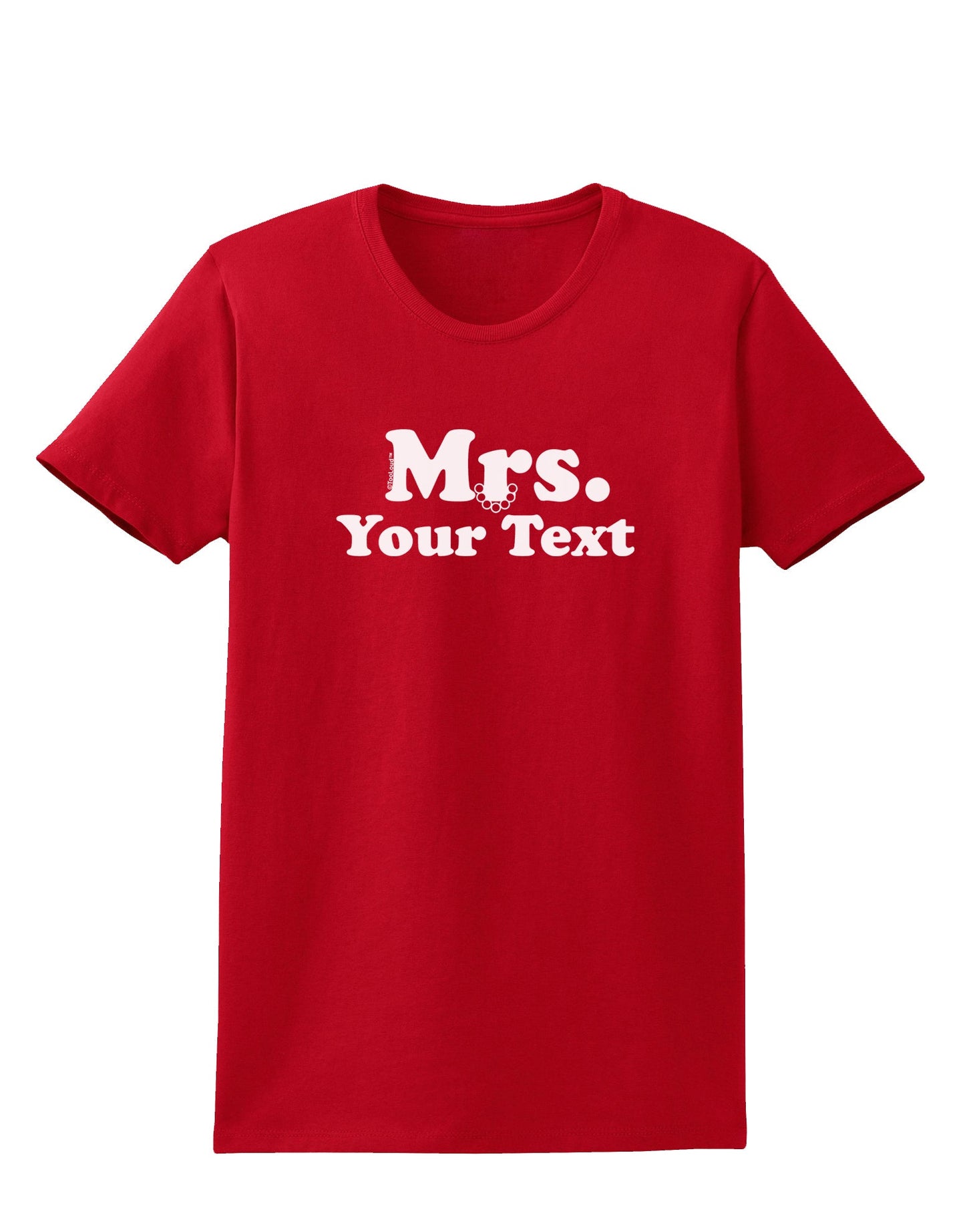 Personalized Mrs Classy Womens Dark T-Shirt by TooLoud-Womens T-Shirt-TooLoud-Red-X-Small-Davson Sales