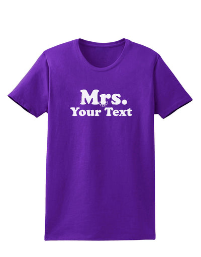 Personalized Mrs Classy Womens Dark T-Shirt by TooLoud-Womens T-Shirt-TooLoud-Purple-X-Small-Davson Sales