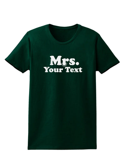 Personalized Mrs Classy Womens Dark T-Shirt by TooLoud-Womens T-Shirt-TooLoud-Forest-Green-Small-Davson Sales