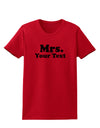 Personalized Mrs Classy Womens T-Shirt by TooLoud-Womens T-Shirt-TooLoud-Red-X-Small-Davson Sales