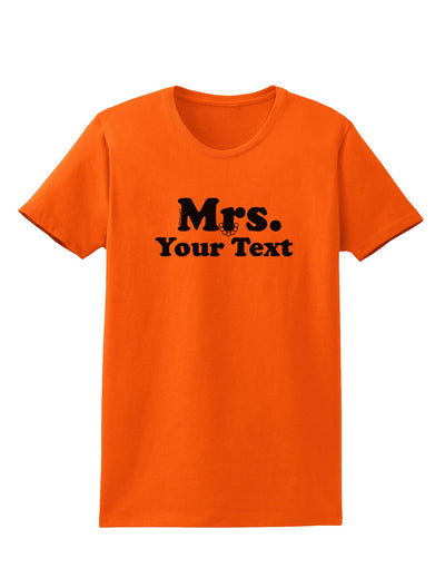 Personalized Mrs Classy Womens T-Shirt by TooLoud-Womens T-Shirt-TooLoud-Orange-X-Small-Davson Sales