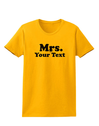 Personalized Mrs Classy Womens T-Shirt by TooLoud-Womens T-Shirt-TooLoud-Gold-X-Small-Davson Sales