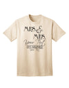 Personalized Mrs and Mrs Lesbian Wedding - Name- Established -Date- Design Adult T-Shirt-Mens T-Shirt-TooLoud-Natural-Small-Davson Sales