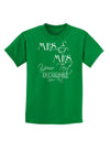 Personalized Mrs and Mrs Lesbian Wedding - Name- Established -Date- Design Childrens Dark T-Shirt-Childrens T-Shirt-TooLoud-Kelly-Green-X-Small-Davson Sales