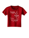 Personalized Mrs and Mrs -Name- Established -Date- Design Toddler T-Shirt Dark-Toddler T-Shirt-TooLoud-Red-2T-Davson Sales