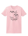 Personalized Mrs and Mrs -Name- Established -Date- Design Womens T-Shirt-Womens T-Shirt-TooLoud-PalePink-X-Small-Davson Sales