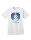 Personalized My First Christmas Snowbaby Blue Adult T-Shirt-Mens T-Shirt-TooLoud-White-Small-Davson Sales