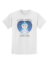 Personalized My First Christmas Snowbaby Blue Childrens T-Shirt-Childrens T-Shirt-TooLoud-White-X-Small-Davson Sales