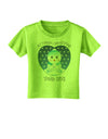 Personalized My First Christmas Snowbaby Blue Toddler T-Shirt-Toddler T-Shirt-TooLoud-Lime-Green-2T-Davson Sales