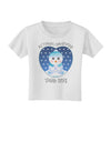 Personalized My First Christmas Snowbaby Blue Toddler T-Shirt-Toddler T-Shirt-TooLoud-White-2T-Davson Sales