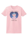 Personalized My First Christmas Snowbaby Blue Womens T-Shirt-Womens T-Shirt-TooLoud-PalePink-X-Small-Davson Sales