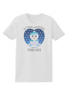 Personalized My First Christmas Snowbaby Blue Womens T-Shirt-Womens T-Shirt-TooLoud-White-X-Small-Davson Sales