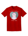 Personalized My First Christmas Snowbaby Girl Adult Dark T-Shirt-Mens T-Shirt-TooLoud-Red-Small-Davson Sales