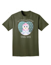 Personalized My First Christmas Snowbaby Girl Adult Dark T-Shirt-Mens T-Shirt-TooLoud-Military-Green-Small-Davson Sales