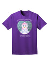 Personalized My First Christmas Snowbaby Girl Adult Dark T-Shirt-Mens T-Shirt-TooLoud-Purple-Small-Davson Sales