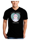 Personalized My First Christmas Snowbaby Girl Adult Dark V-Neck T-Shirt-TooLoud-Black-Small-Davson Sales