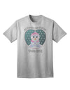 Personalized My First Christmas Snowbaby Girl Adult T-Shirt-Mens T-Shirt-TooLoud-AshGray-Small-Davson Sales