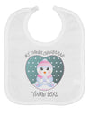 Personalized My First Christmas Snowbaby Girl Baby Bib