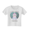 Personalized My First Christmas Snowbaby Girl Toddler T-Shirt-Toddler T-Shirt-TooLoud-White-2T-Davson Sales