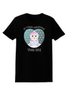 Personalized My First Christmas Snowbaby Girl Womens Dark T-Shirt-TooLoud-Black-X-Small-Davson Sales