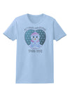 Personalized My First Christmas Snowbaby Girl Womens T-Shirt-Womens T-Shirt-TooLoud-Light-Blue-X-Small-Davson Sales