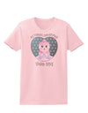 Personalized My First Christmas Snowbaby Girl Womens T-Shirt-Womens T-Shirt-TooLoud-PalePink-X-Small-Davson Sales