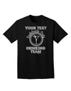 Personalized -Name- Bachelorette Party Drinking Team Adult Dark T-Shirt-Mens T-Shirt-TooLoud-Black-Small-Davson Sales