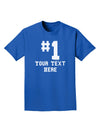 Personalized Number 1 Adult Dark T-Shirt by TooLoud-Mens T-Shirt-TooLoud-Royal-Blue-Small-Davson Sales