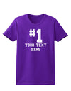 Personalized Number 1 Womens Dark T-Shirt by TooLoud-Womens T-Shirt-TooLoud-Purple-X-Small-Davson Sales