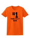 Personalized Number 1 Womens T-Shirt by TooLoud-Womens T-Shirt-TooLoud-Orange-X-Small-Davson Sales