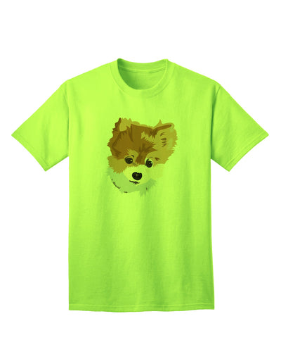 Personalized Pet Art Adult T-Shirt offered by TooLoud-Mens T-shirts-TooLoud-Neon-Green-Small-Davson Sales