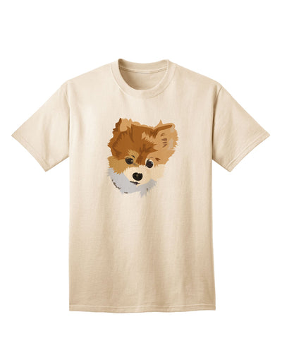 Personalized Pet Art Adult T-Shirt offered by TooLoud-Mens T-shirts-TooLoud-Natural-Small-Davson Sales