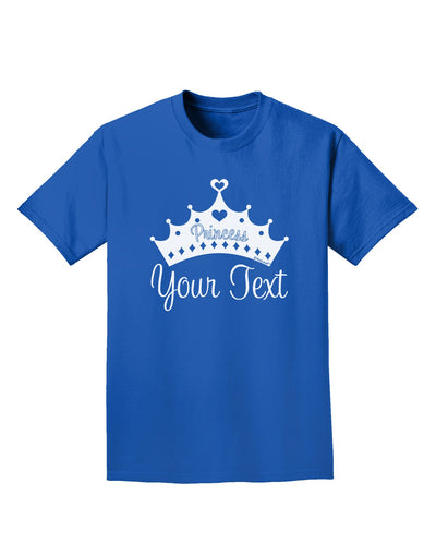 Personalized Princess -Name- Design Adult Dark T-Shirt-Mens T-Shirt-TooLoud-Royal-Blue-Small-Davson Sales