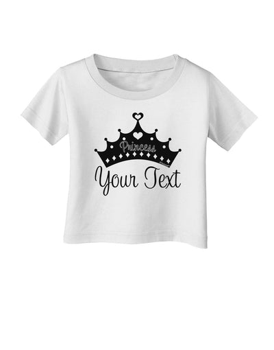 Personalized Princess -Name- Design Infant T-Shirt-Infant T-Shirt-TooLoud-White-06-Months-Davson Sales