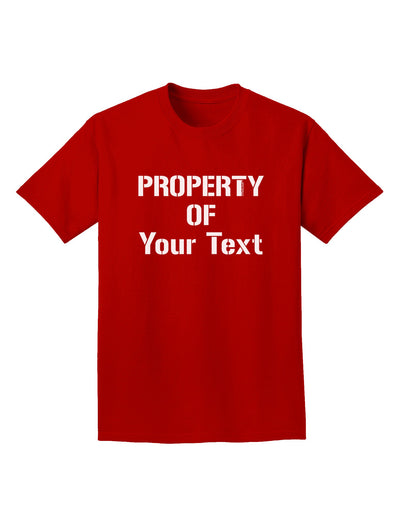 Personalized Property Of Adult Dark T-Shirt-Mens T-Shirt-TooLoud-Red-Small-Davson Sales