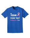 Personalized Team -Name- Breast Cancer Walk - Walking for a Cure Adult Dark T-Shirt-Mens T-Shirt-TooLoud-Royal-Blue-Small-Davson Sales