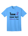 Personalized Team -Name- Breast Cancer Walk - Walking for a Cure Adult T-Shirt-Mens T-Shirt-TooLoud-Aquatic-Blue-Small-Davson Sales