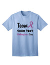 Personalized Team -Name- Breast Cancer Walk - Walking for a Cure Adult T-Shirt-Mens T-Shirt-TooLoud-Light-Blue-Small-Davson Sales