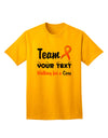 Personalized Team -Name- Breast Cancer Walk - Walking for a Cure Adult T-Shirt-Mens T-Shirt-TooLoud-Gold-Small-Davson Sales