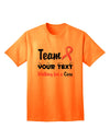 Personalized Team -Name- Breast Cancer Walk - Walking for a Cure Adult T-Shirt-Mens T-Shirt-TooLoud-Neon-Orange-Small-Davson Sales