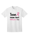 Personalized Team -Name- Breast Cancer Walk - Walking for a Cure Adult T-Shirt-Mens T-Shirt-TooLoud-White-Small-Davson Sales