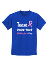 Personalized Team -Name- Breast Cancer Walk - Walking for a Cure Childrens Dark T-Shirt-Childrens T-Shirt-TooLoud-Royal-Blue-X-Small-Davson Sales