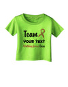 Personalized Team -Name- Breast Cancer Walk - Walking for a Cure Infant T-Shirt-Infant T-Shirt-TooLoud-Lime-Green-06-Months-Davson Sales