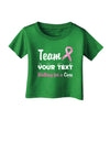 Personalized Team -Name- Breast Cancer Walk - Walking for a Cure Infant T-Shirt Dark-Infant T-Shirt-TooLoud-Clover-Green-06-Months-Davson Sales