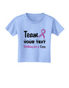 Personalized Team -Name- Breast Cancer Walk - Walking for a Cure Toddler T-Shirt-Toddler T-Shirt-TooLoud-Aquatic-Blue-2T-Davson Sales